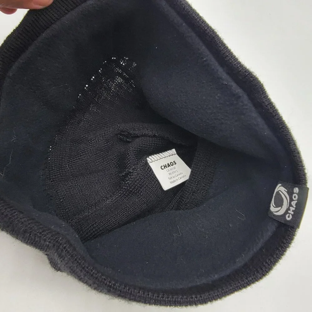 Chaos Peterson Snow Hat‎ Black One Size Winter Ski Skiing Outdoor
